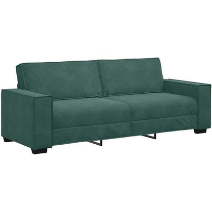 3-Sitzer Sofa Dunkelgrün Samt 180cm – Komfortable Polstercouch