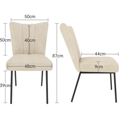 Samt Esszimmerstühle 4er Set – Bequem & Stilvoll