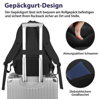 Laptop Rucksack Herren 17 Zoll – Wasserdicht & TSA-geprüft