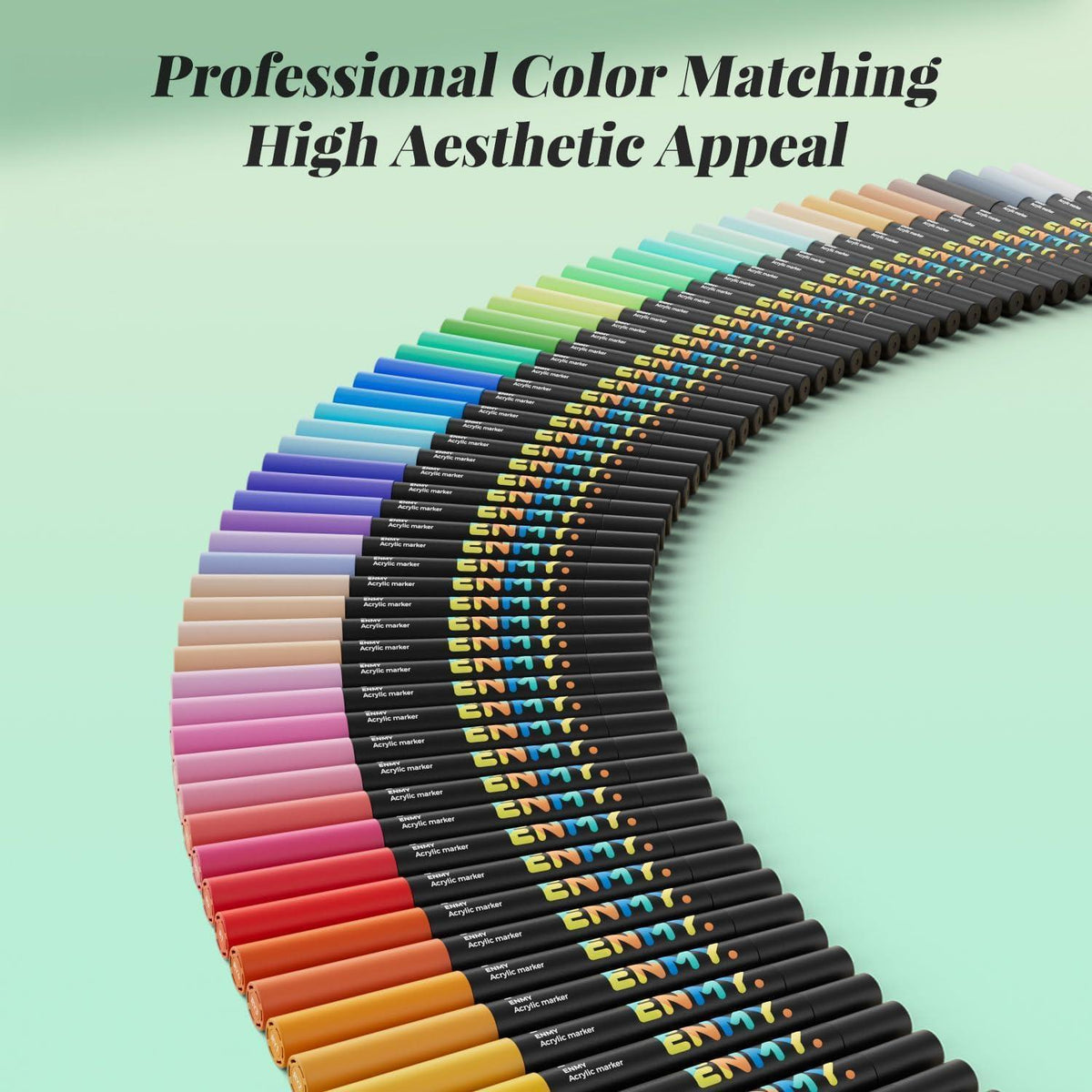 Acrylfarbstifte Set 80 Farben – Flüssig, Vielseitig & Langlebig