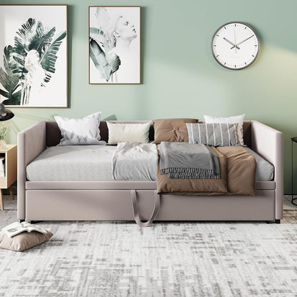 Schlafsofa 90/180x200 cm mit Bettkasten & Stauraum