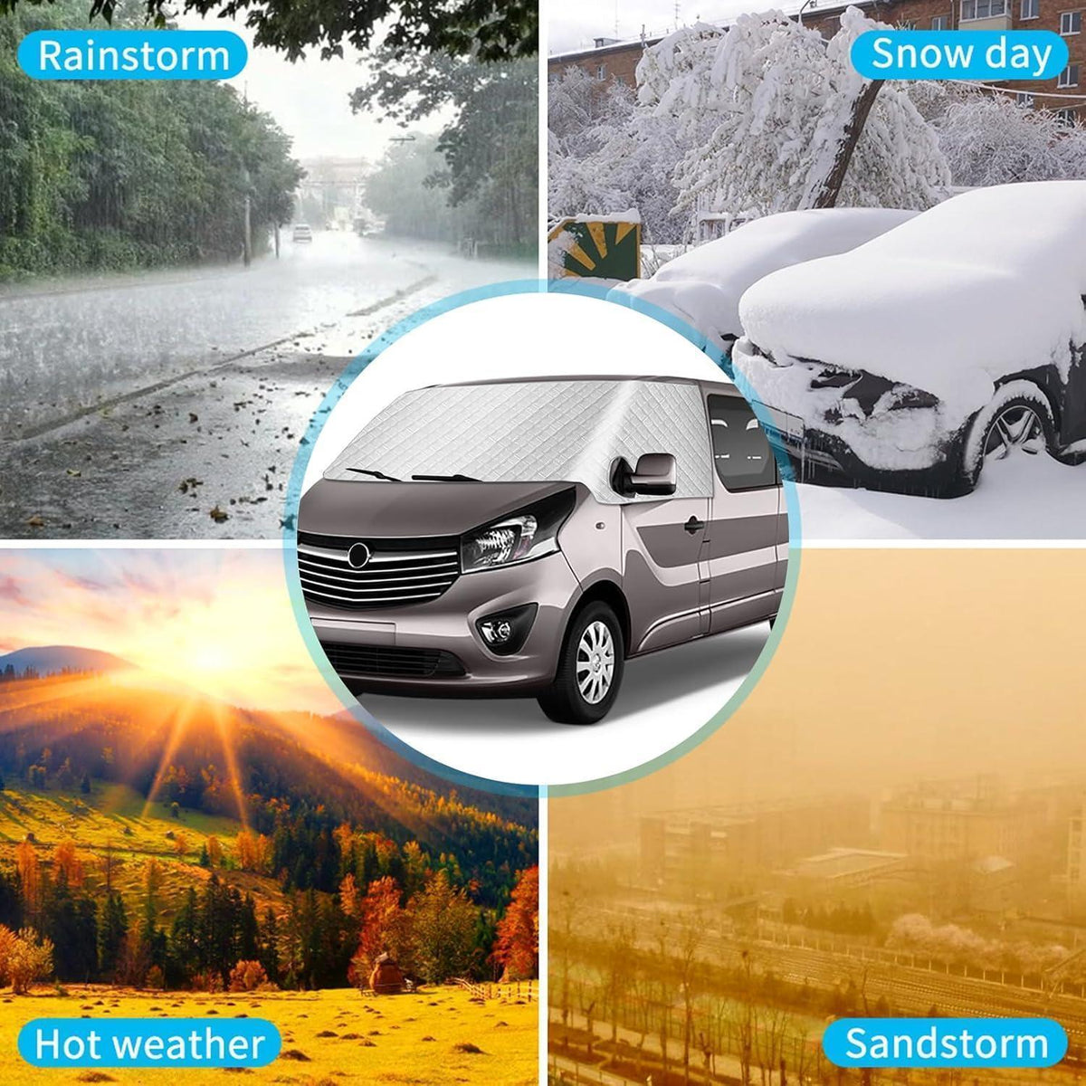 Frontscheibenabdeckung Renault Trafic 2014-2023 – Frost & Sonnenschutz