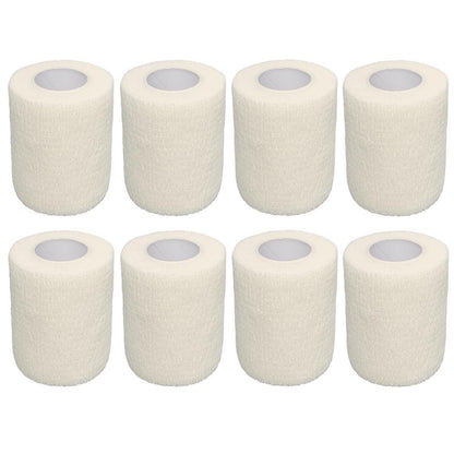 8 Rollen Selbstklebende Bandage 5cm x 4,5m – Elastische Fixierbinde