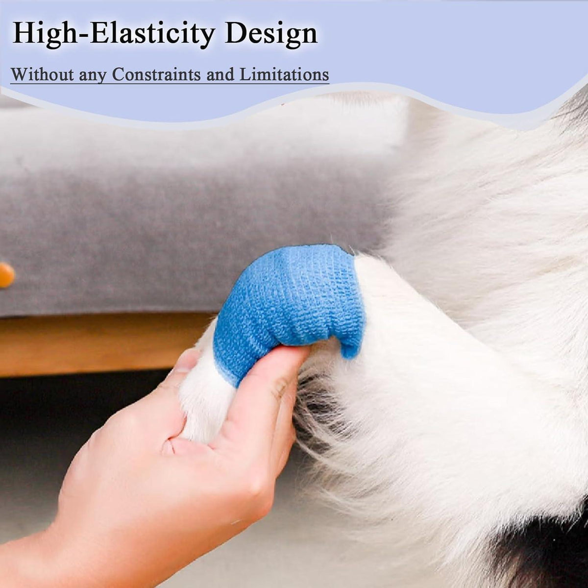 8 Rollen Selbstklebende Bandage 5cm x 4,5m – Elastische Fixierbinde