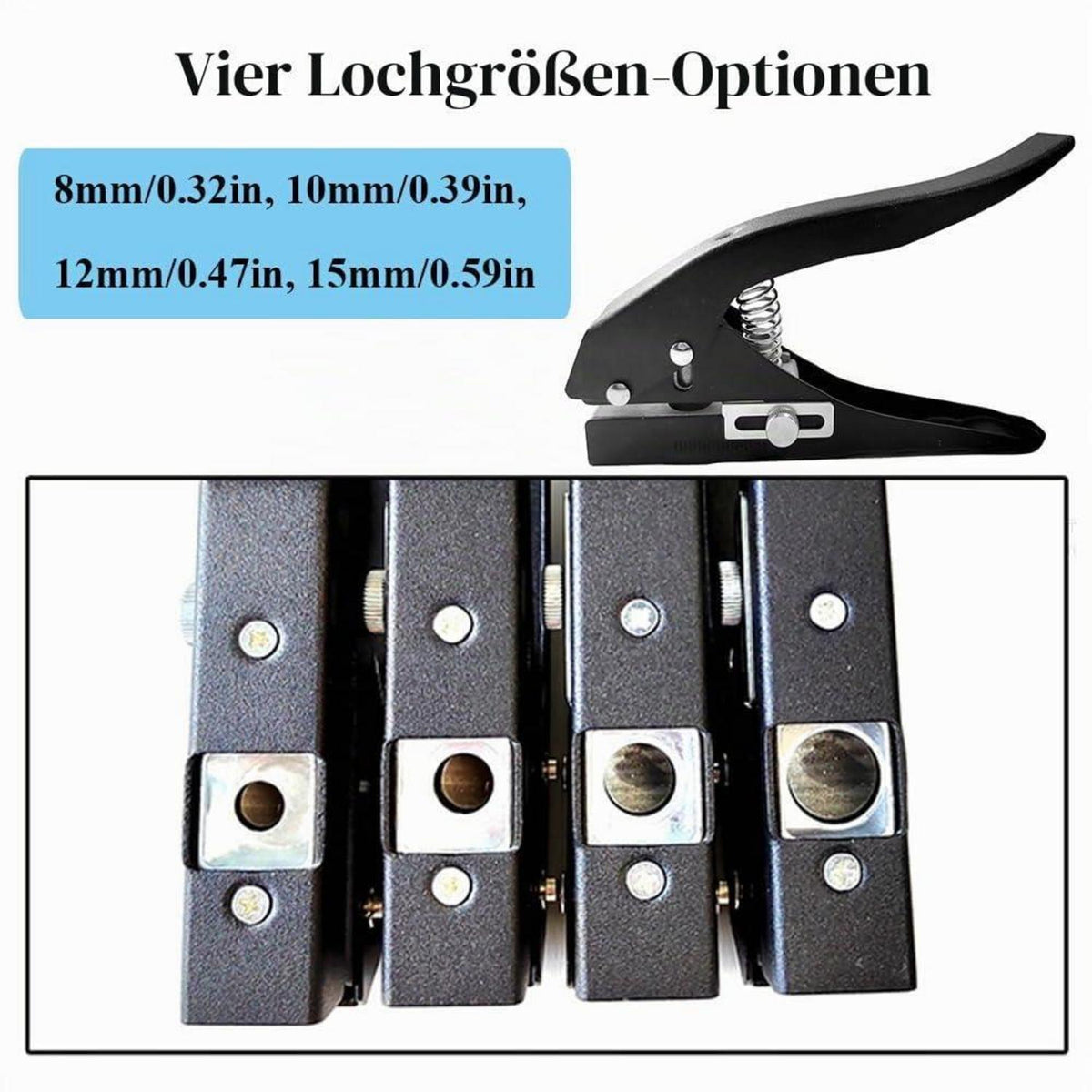 Einzelloch Locher 15mm – Papierstanzer für Basteln & Handwerk