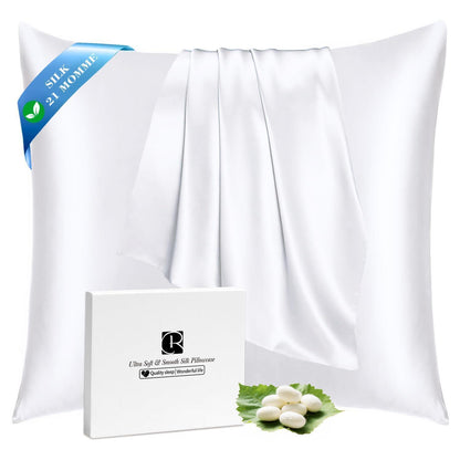 Seidenkissenbezug 80x80 - Maulbeerseide für Haut & Haar