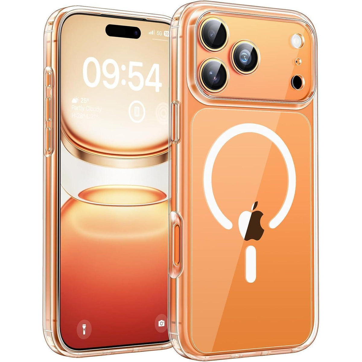 iPhone 17 Pro Max Hülle Transparent MagSafe Kameraschutz Stoßfest