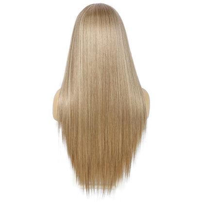 Blond Stirnband Perücke – Synthetisch, 26 Zoll, mit Stirnbändern