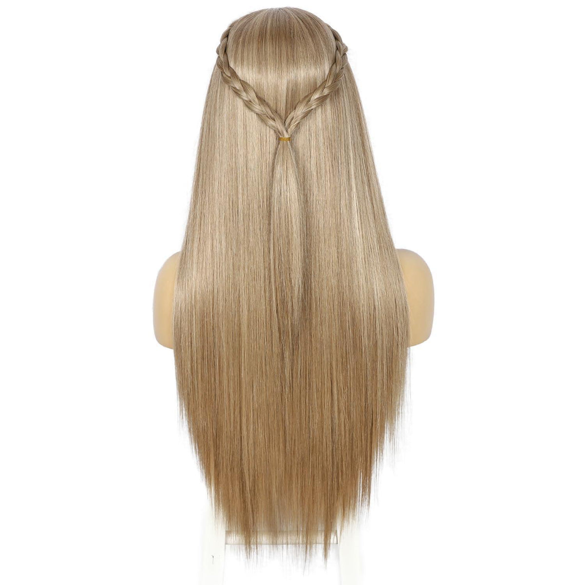 Blond Stirnband Perücke – Synthetisch, 26 Zoll, mit Stirnbändern