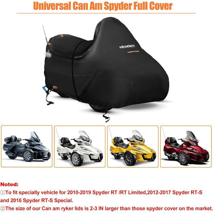 Wasserdichte Abdeckung für Can-Am Spyder RT/F3 – 300x150x120cm