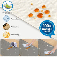 Grauer Tischläufer Weihnachten – Wasserabweisend & Modern 40x100 cm