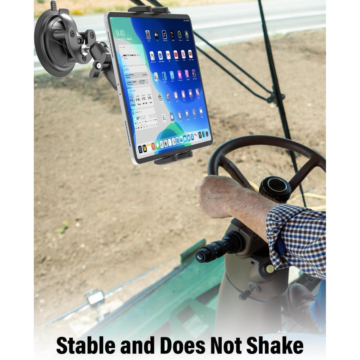 Starker Tablet Saugnapf Halterung für Auto & Traktor
