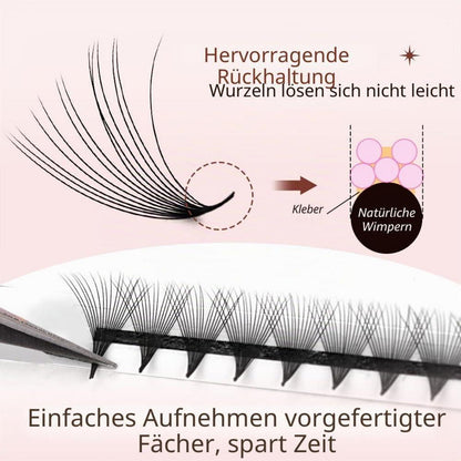 14D Vorgefertigte Wimpernfächer – Volumen-Wimpern 8-15mm