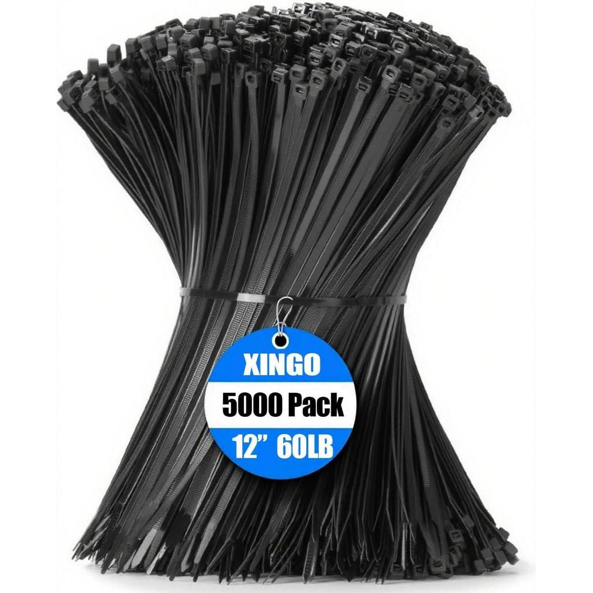 Nylon Kabelbinder 30,5 cm Schwarz 5000er Pack