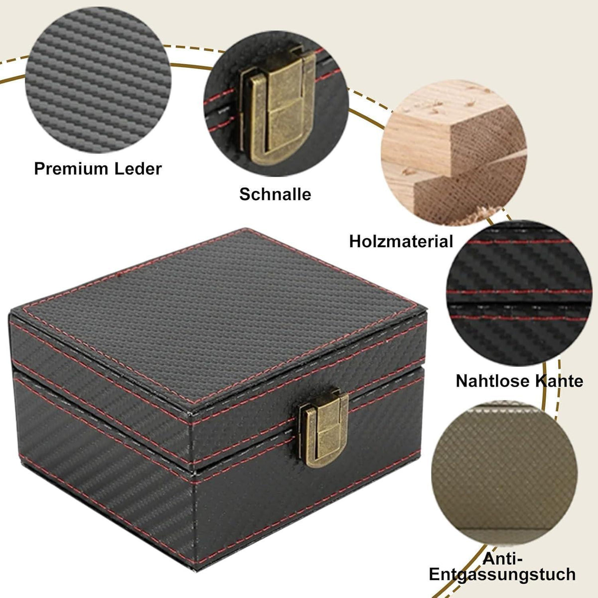 Keyless Go Schlüsselbox mit Signalblocker Schwarz