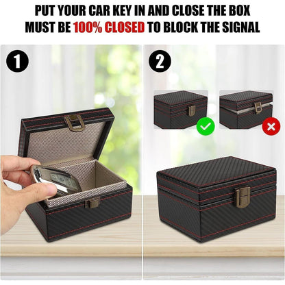 Keyless Go Schlüsselbox mit Signalblocker Schwarz