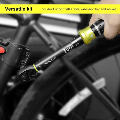 Drehmomentschlüssel Fahrrad 1-25 Nm mit Zubehör-Set