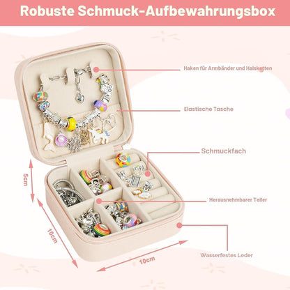 Armband Bastelset Kinder – 66-teilig mit Perlen & Geschenkbox