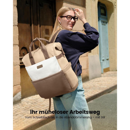 Laptop Rucksack Damen 17,3 Zoll – Bequem & Großes Fassungsvermögen