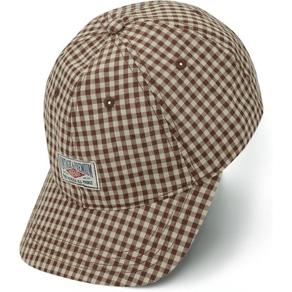 Karierte Baseball Cap Damen Herren Baumwolle Vintage Verstellbar