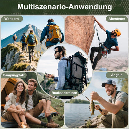 Taktischer Survival-Adventskalender mit Hüfttasche & Poncho