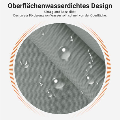 Duschvorhang Grau 300x180cm Beschwerter Saum Antischimmel Wasserabweisend