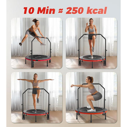 Fitness Trampolin 102cm – Faltbar & Verstellbar