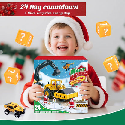 Adventskalender Kinder: Baufahrzeuge & Baustelle Spielzeug