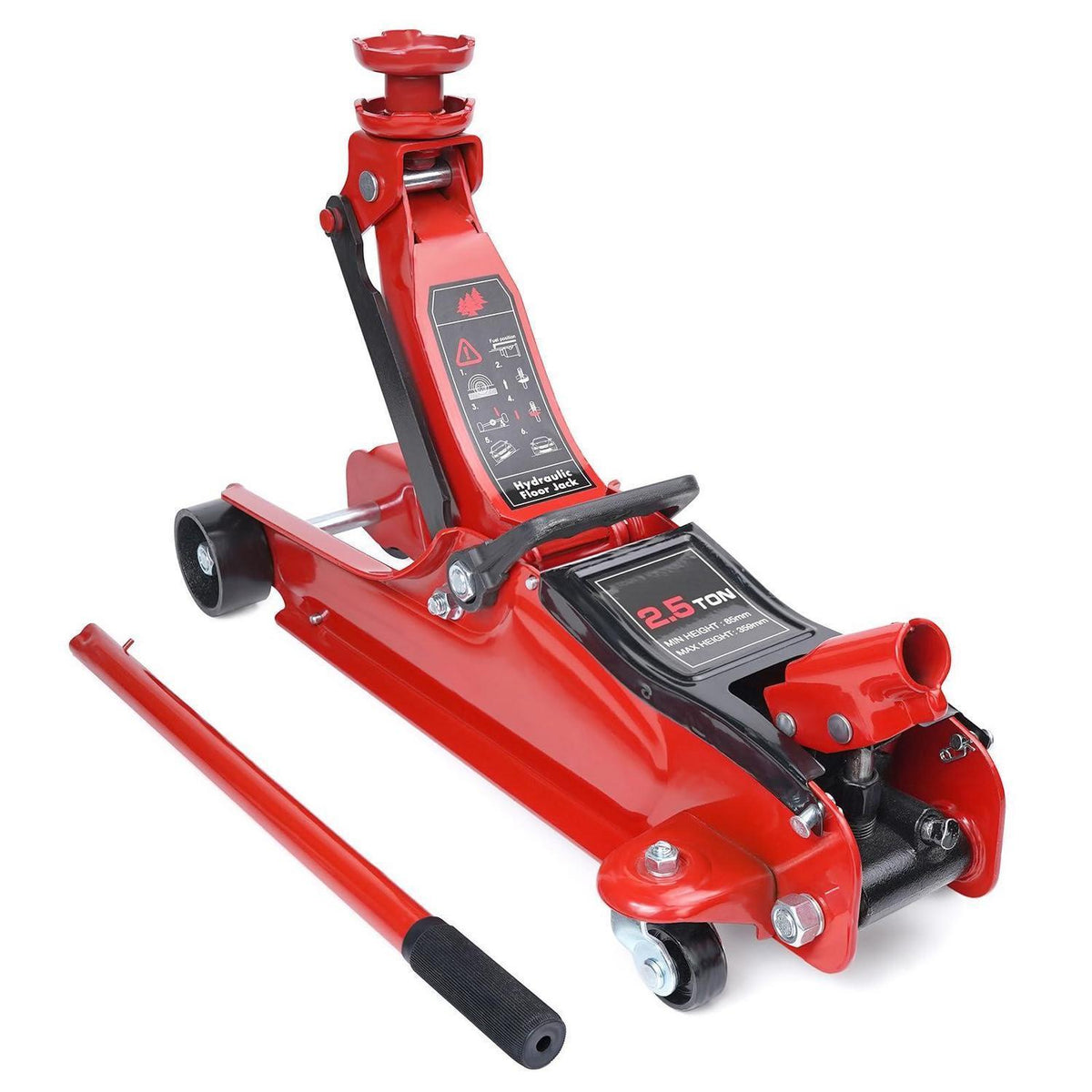 Hydraulischer Wagenheber 2.5t – Schnellhub & Mobilität