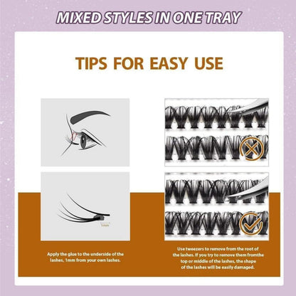 Wimpern-Set für professionelles Lash-Design – 520 Stück