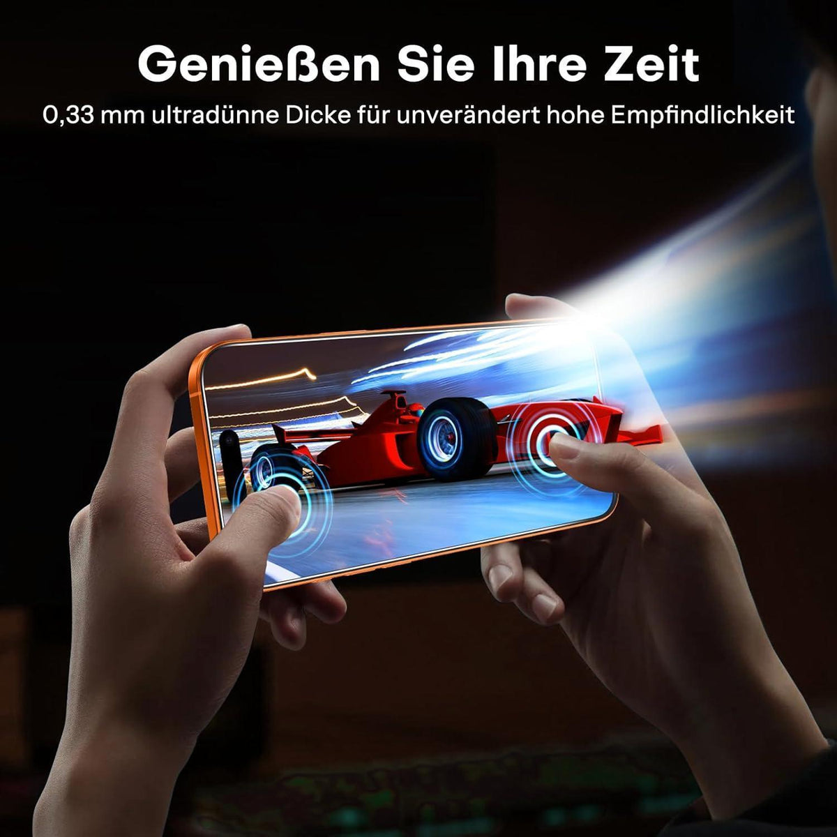 Displayschutzfolie für iPhone 17 Pro Max, 3er-Pack mit Kameraschutz