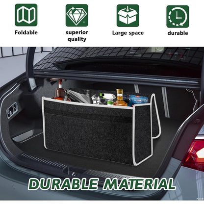 Auto Kofferraum Organizer – 2er Set, Faltbar & Rutschfest