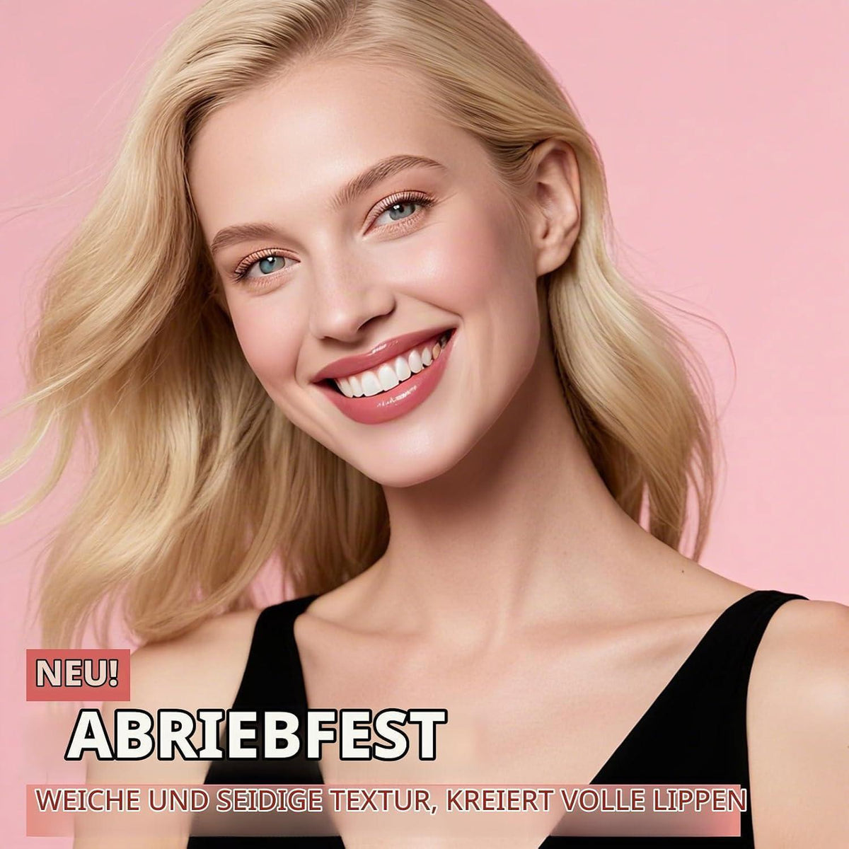 Mattes Lippen-Set: 6 Lipliner + 6 Lippenstifte – Natürliche Töne