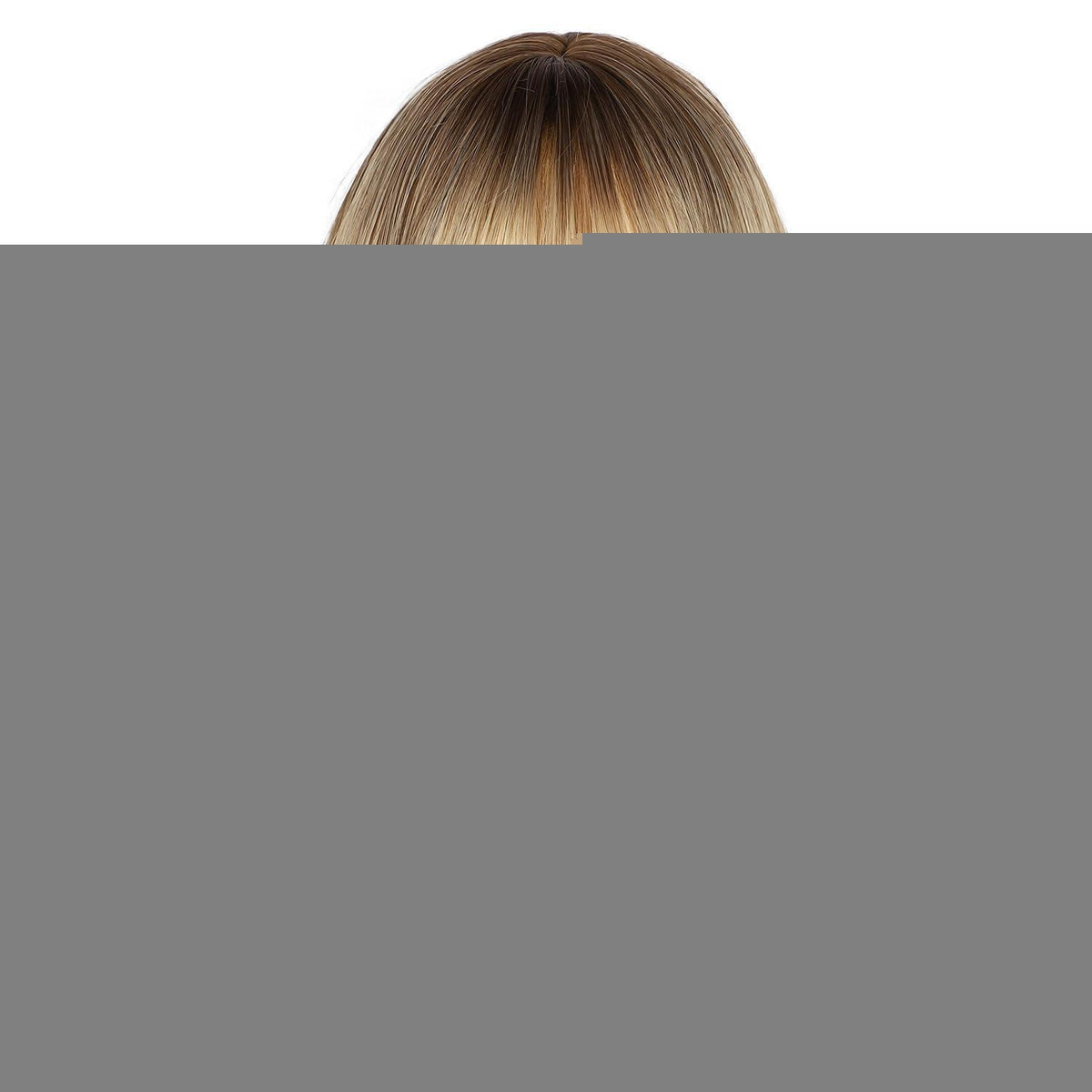 Blonde Bob Perücke mit Pony – Kurzes Haar für Damen