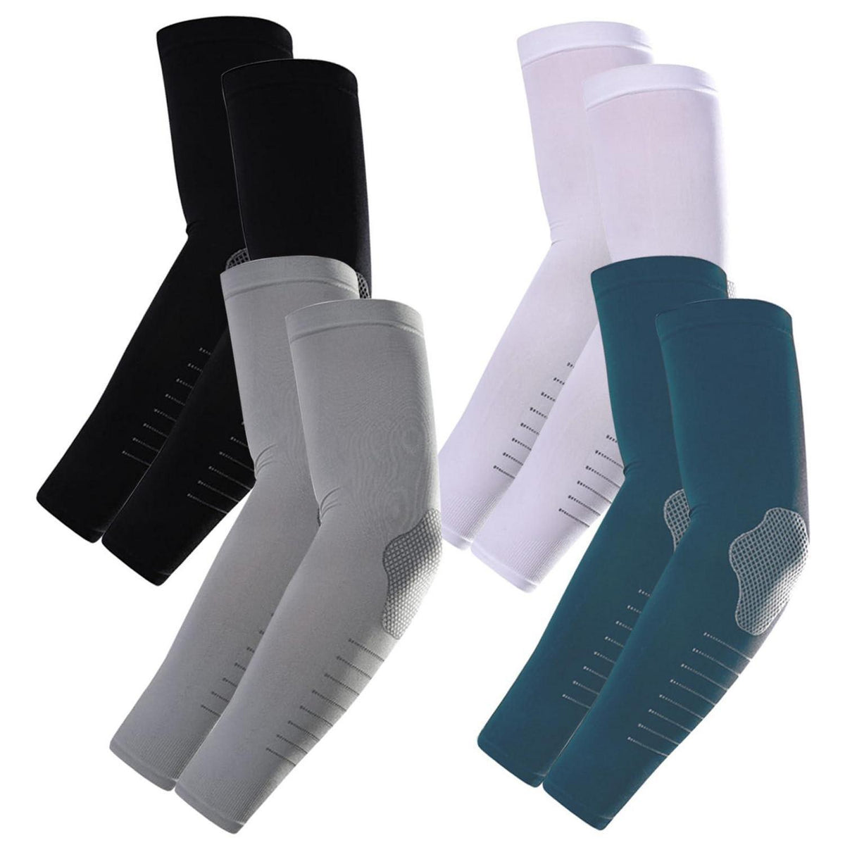 4er-Pack UV-Schutz Armlinge Herren – Kühlung & Kompression