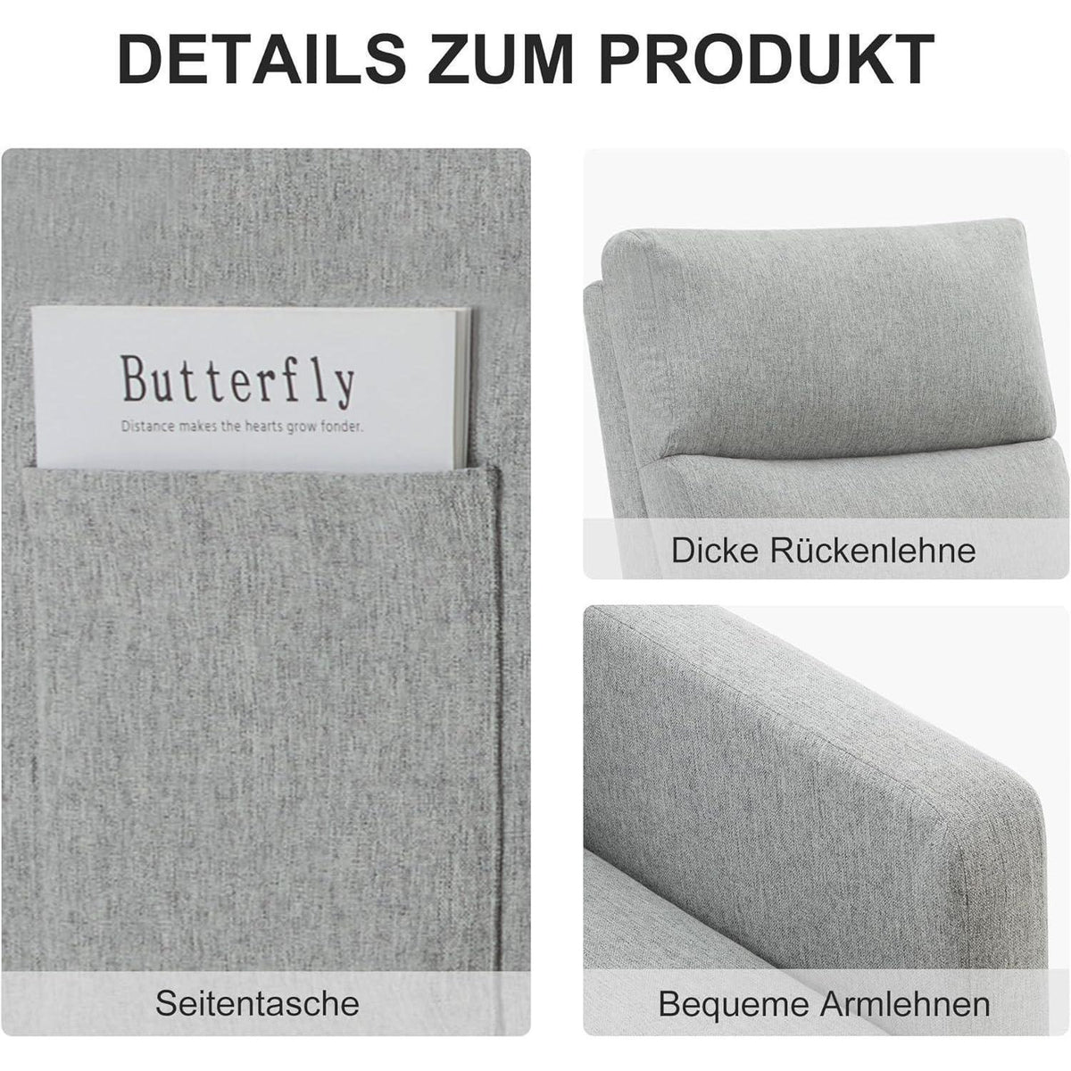 Schaukelstuhl Leinen – Bequemer Still- & Entspannungsstuhl