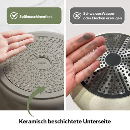 11-teiliges Keramik Topfset Induktion – Grau