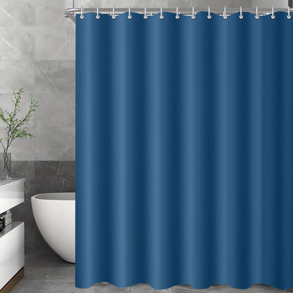 Duschvorhang dunkelblau 180x180 cm | Antischimmel & Wasserabweisend