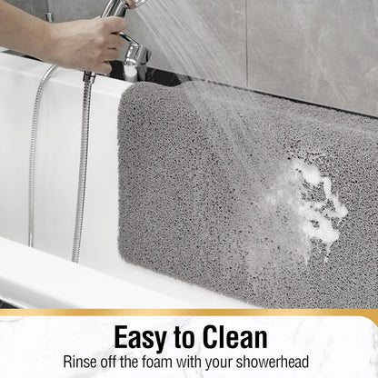 Rutschfeste Badewannenmatte 101x51cm – Schnelltrocknend & Zuschneidbar