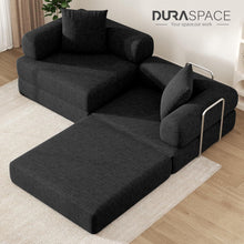 Klappbares Schlafsofa 199cm – Bequemer Futon für Wohnzimmer