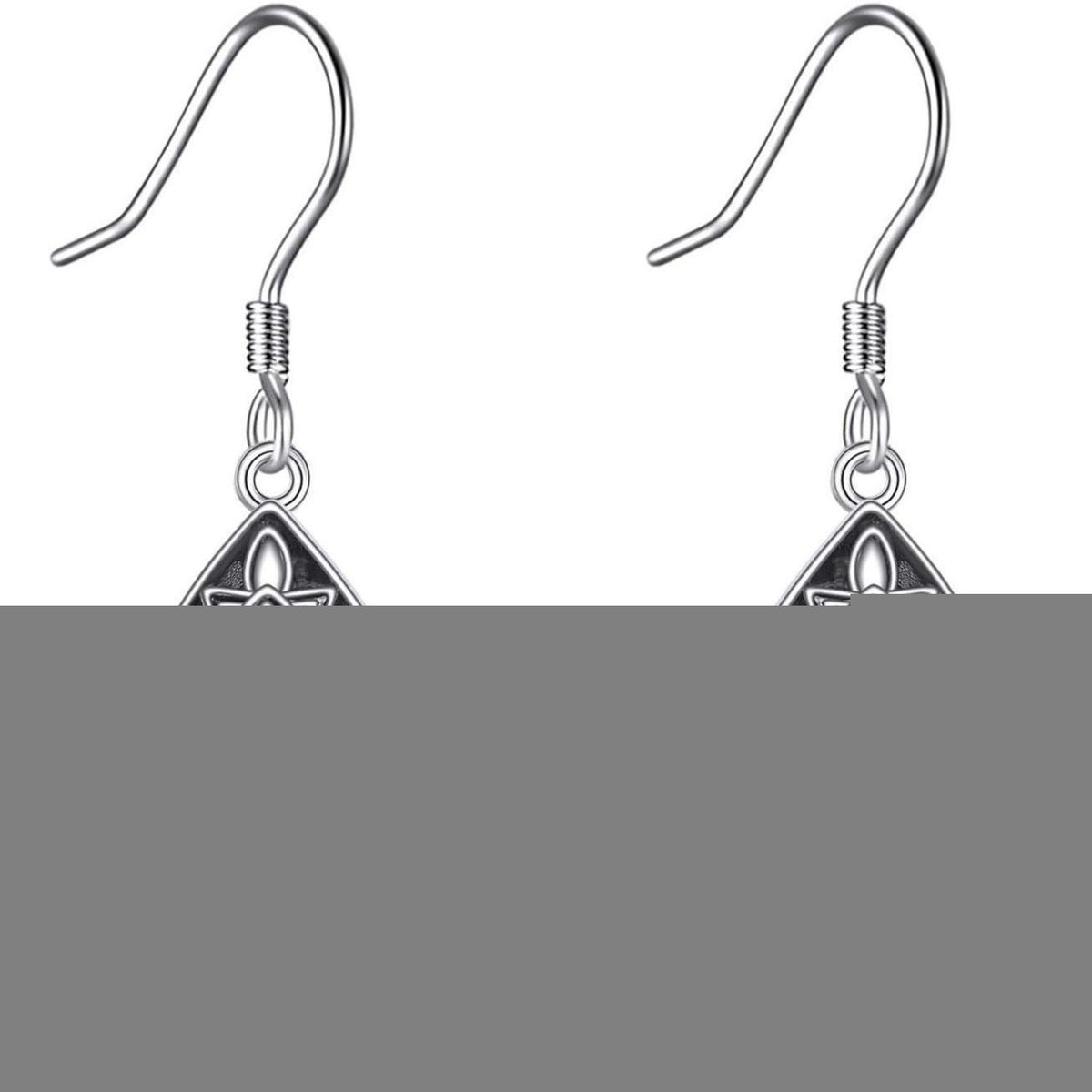 Hängende Sterling Silber Ohrringe mit Abalone Baum des Lebens