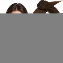 Clip-In Haarverlängerung Echthaar – Schokoladenbraun 40cm