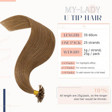 Echthaar Extensions Bondings #06 Hellbraun 55cm – 25g