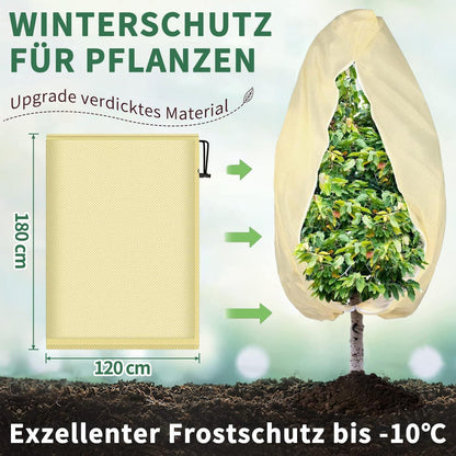 Winterschutz für Pflanzen - 2x 120x180cm Frostschutzvlies