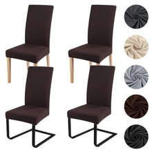 Stuhlhussen 4er Set Schwingstuhl Universal – Dunkelbraun