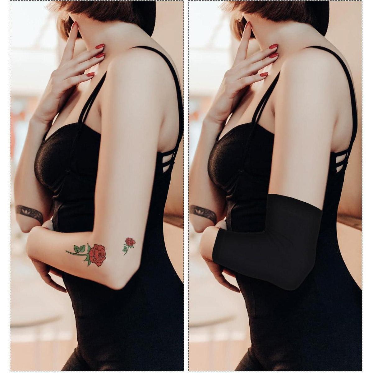3x Unterarmbandage mit Kompression & Tattoo Schutz
