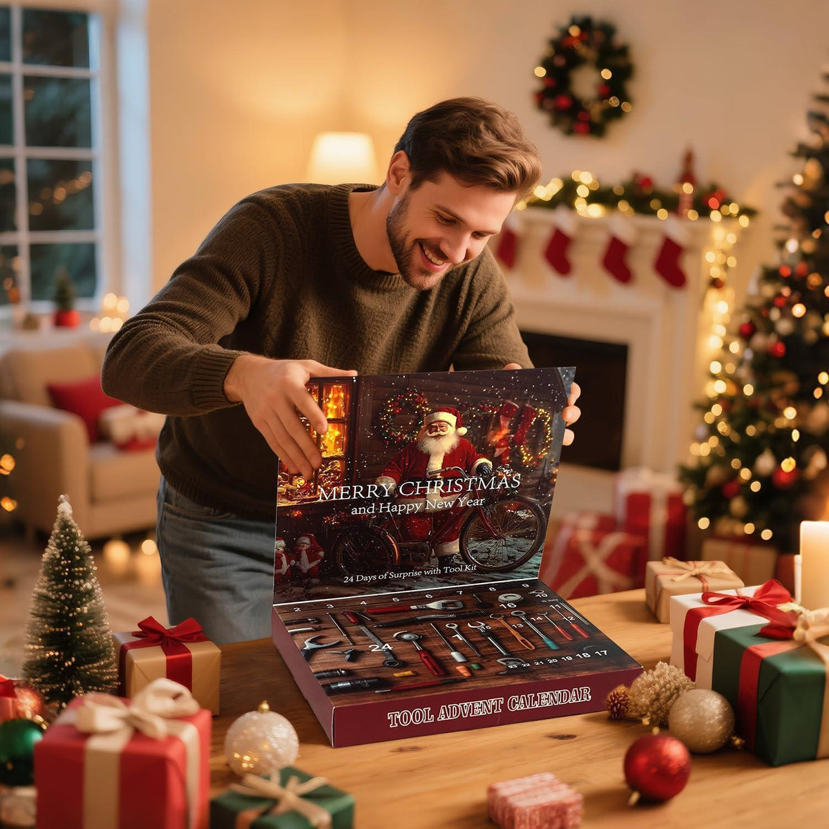 Werkzeug Adventskalender 24-teilig – Weihnachtsüberraschung für Männer