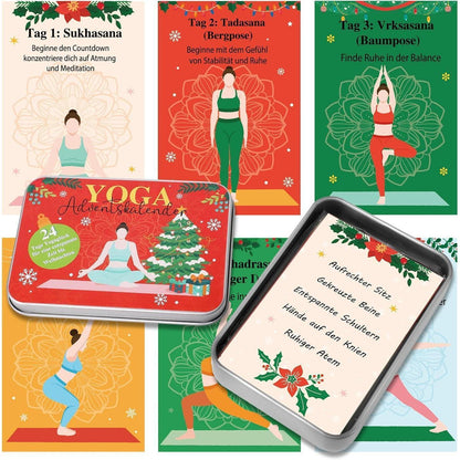 Yoga Adventskalender Frauen: 24 Tage Entspannung & Achtsamkeit