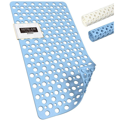 Rutschfeste Badewannenmatte TPE 70x38 cm – Blau