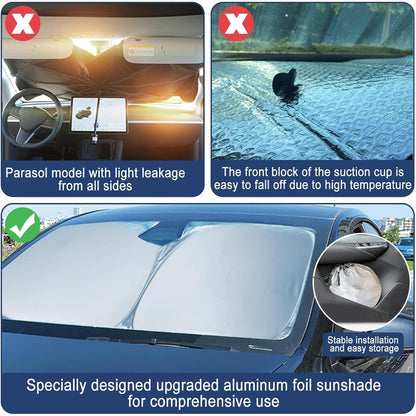 Windschutzscheiben Sonnenschutz VW Tiguan II Allspace 2017-2024